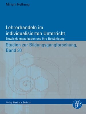 cover image of Lehrerhandeln im individualisierten Unterricht